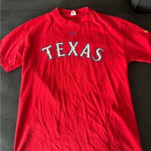 Red MLB Texas Graphic T-Shirt